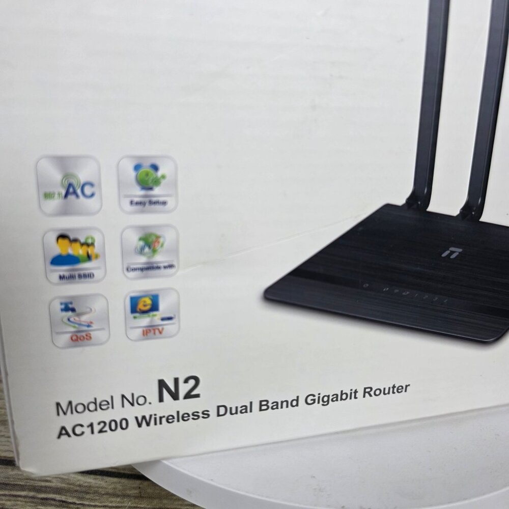 Netis N2 AC1200 Wireless Dual Band Gigabit Router New In Box - Picture 2 of 7